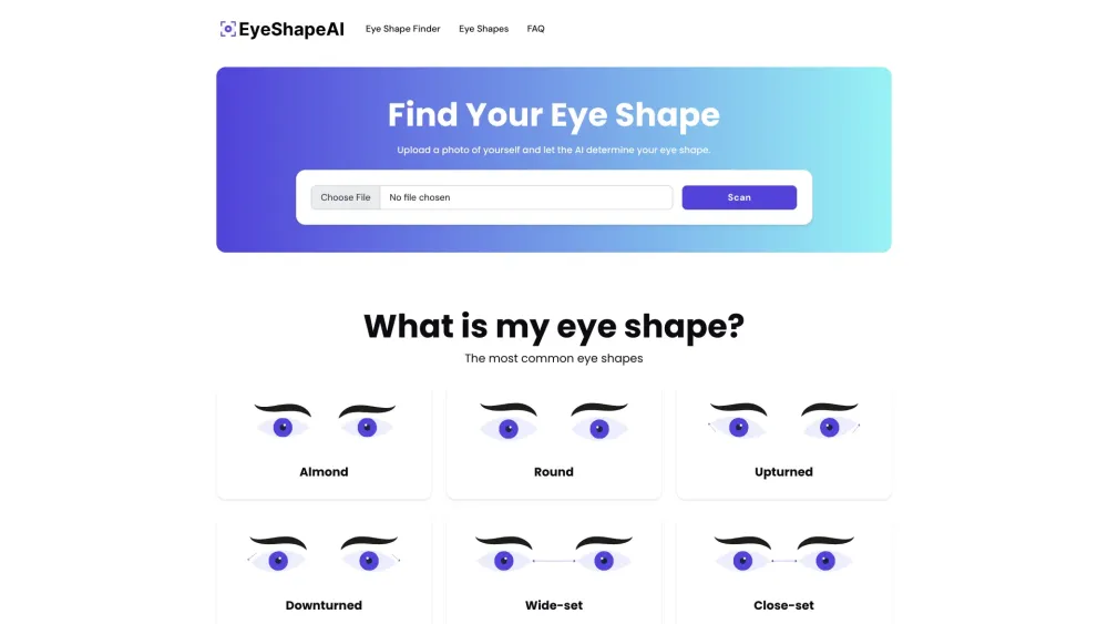 Eye Shape AI: Discover Your Eye Shape with Advanced AI Technology