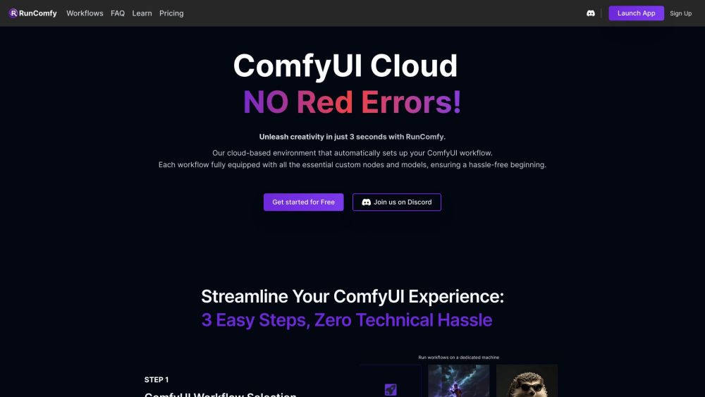 RunComfy: Cloud-Based ComfyUI for Stable Diffusion Platform