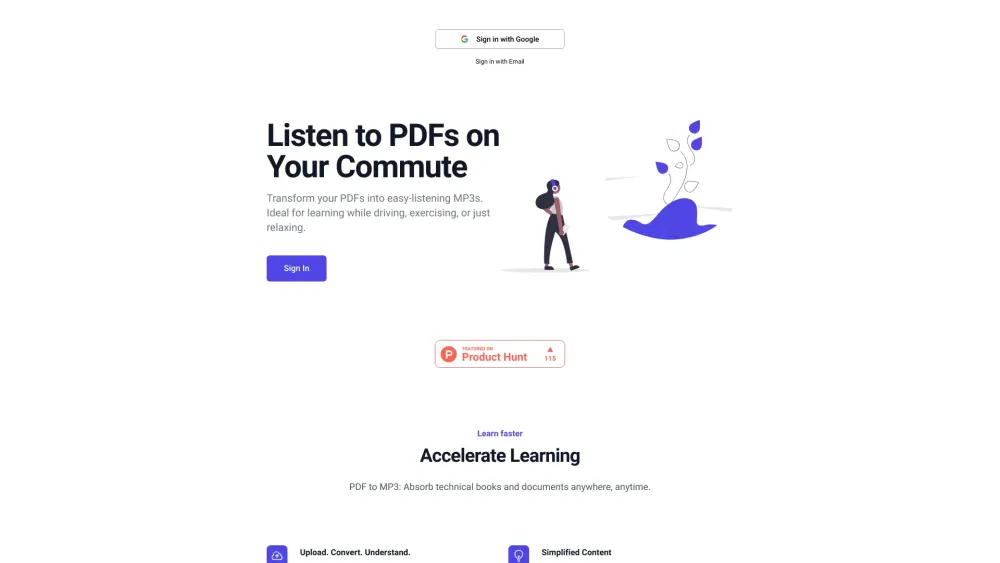 PDFToMP3: Convert PDFs to MP3s for Learning On-the-Go Anywhere