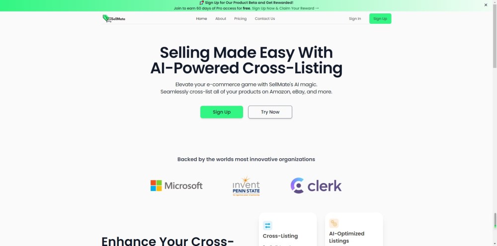 SellMate AI: Simplified E-Commerce with Auto-List and Pricing Optimization