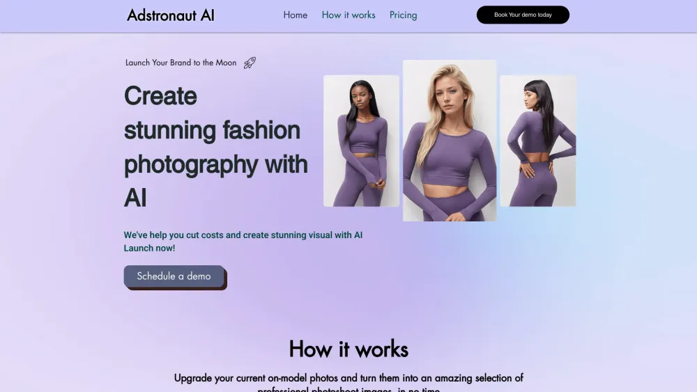 Adstronaut: AI Fashion Photography Software - Cutting-Edge Platform