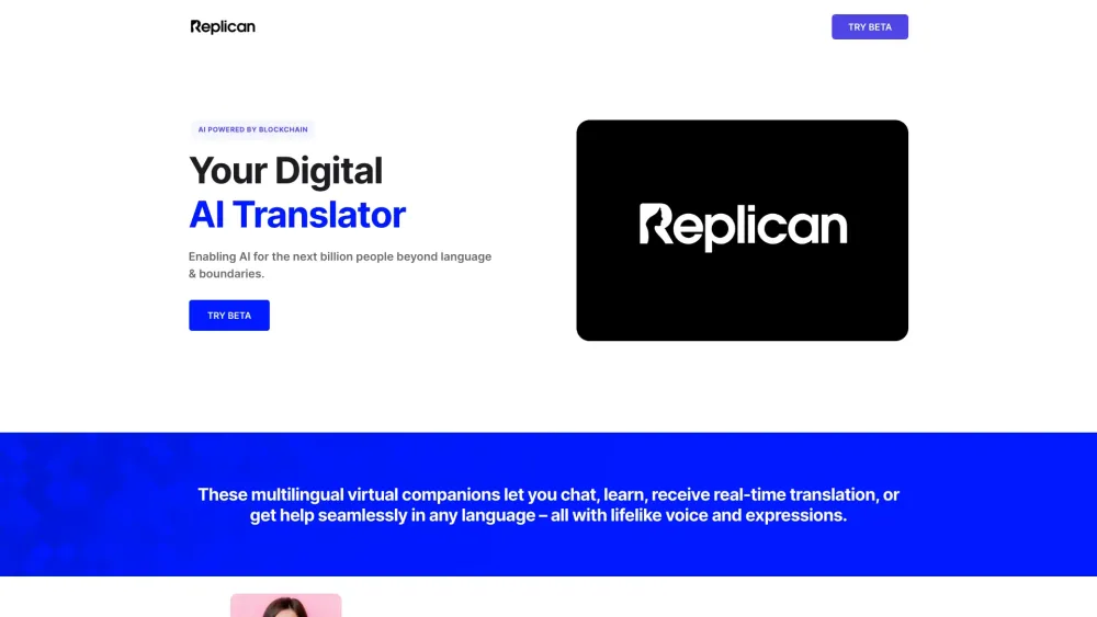 Replican AI : Accessible AI in Any Language, Everywhere