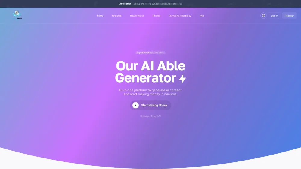 Expert Robot Pro: AI Services | Unleash Artificial Intelligence Power