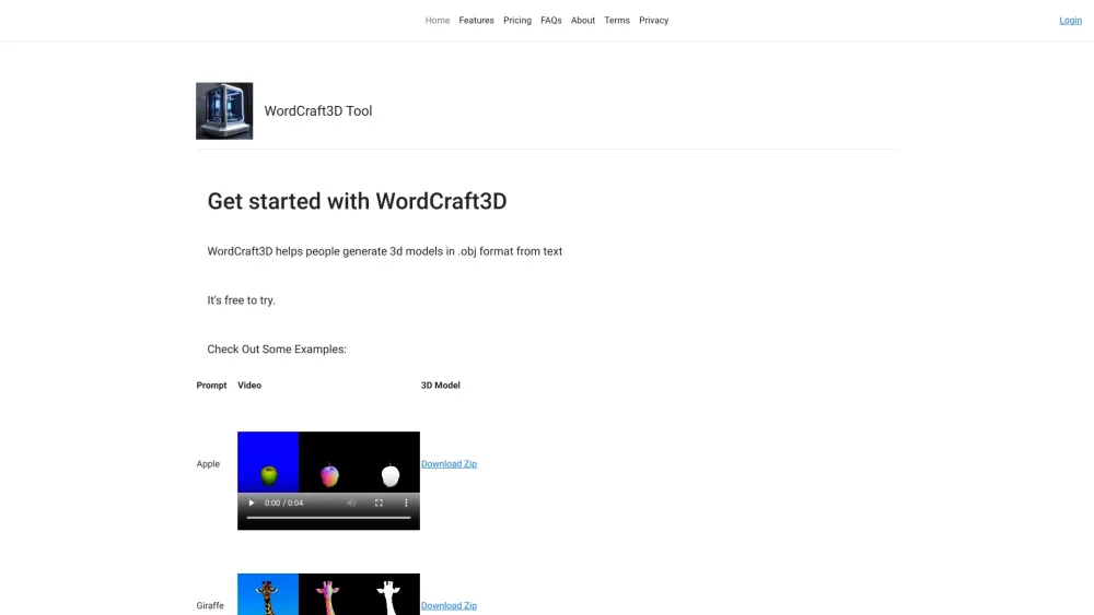 WordCraft3D Tool: Transform Text into 3D Model Meshes Effortlessly