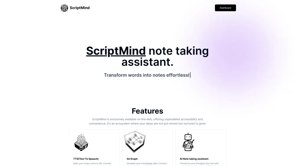 ScriptMind: Elevate Note-Taking Experience with AI Assistants