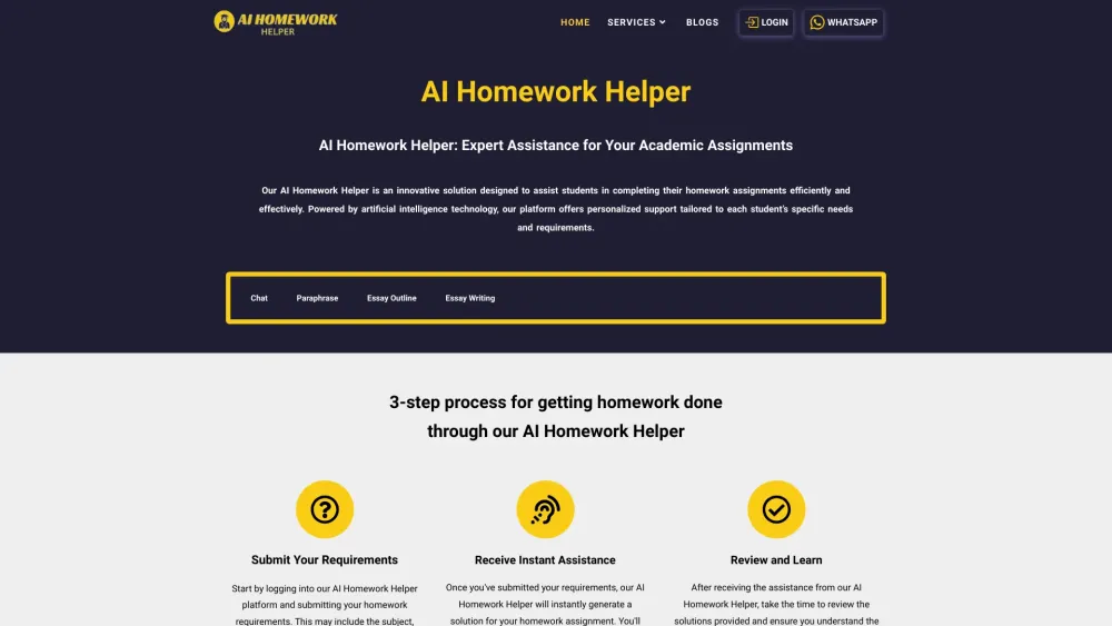 AI Homework Helper : Instant, Fast Aid with AI HW Assistant