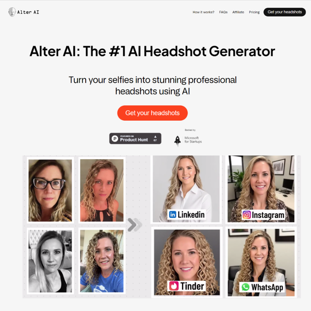 Alter AI: Top AI Headshot Generator for Superior Experiences