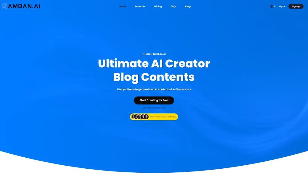 Ramban.AI: AI Content, Multimedia, & Smart Collaboration