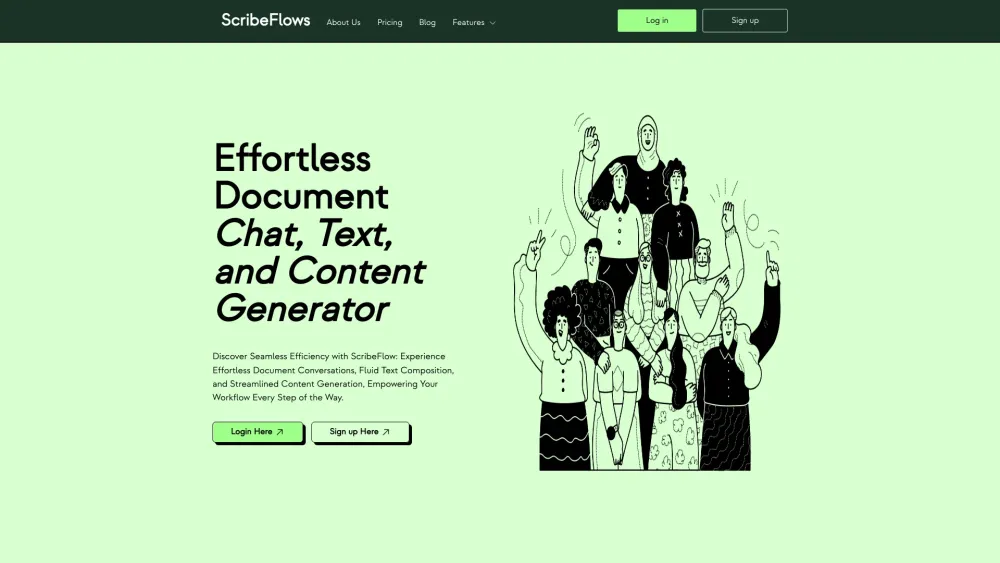 ScribeFlows: Chat Across Documents & Generate Content Efficiently