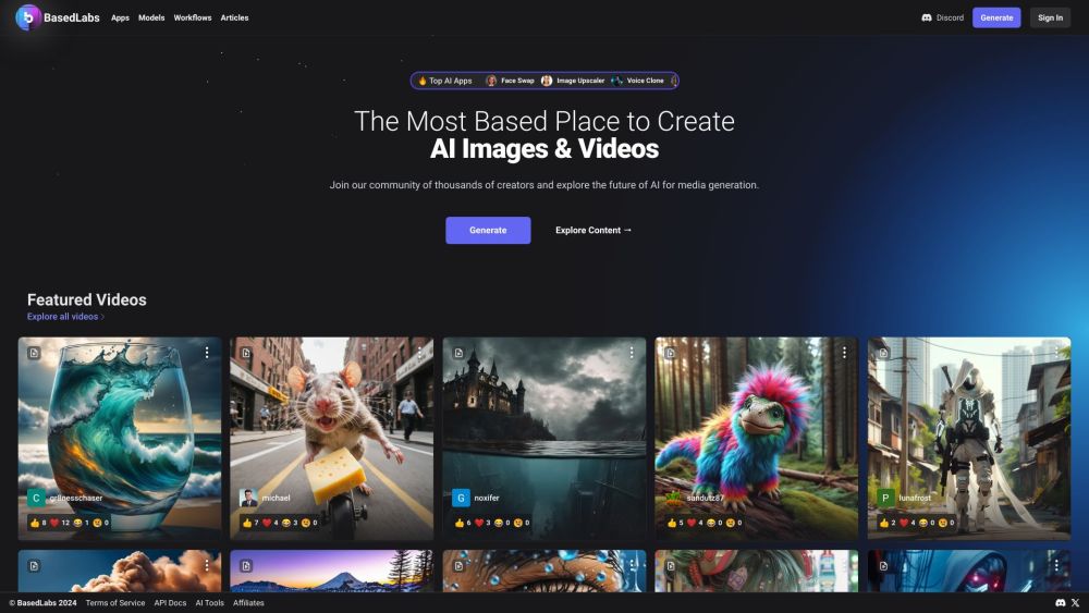 BasedLabs.ai: AI Video Source & Tools for Thousands of Enthusiasts