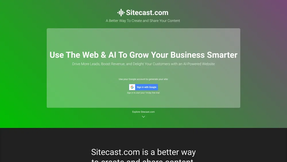 Sitecast.com : Efficient Content Creation and Sharing Platform : Better Way To Create and Share Content