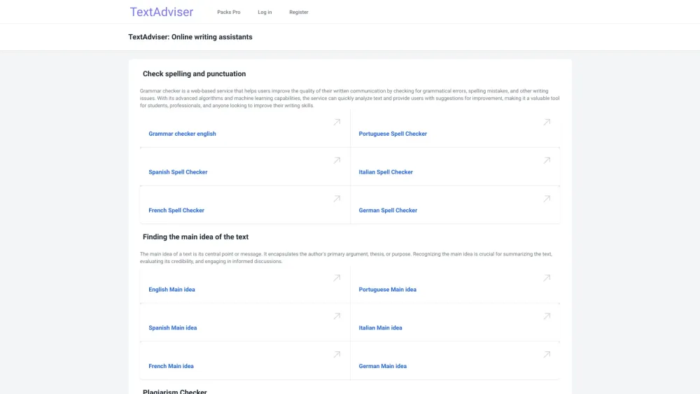 TextAdviser: Free Online Writing Assistants for Quality Content