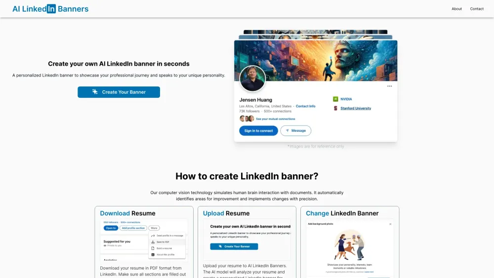 AI LinkedIn Banners: Custom Showcase of Your Professional Journey