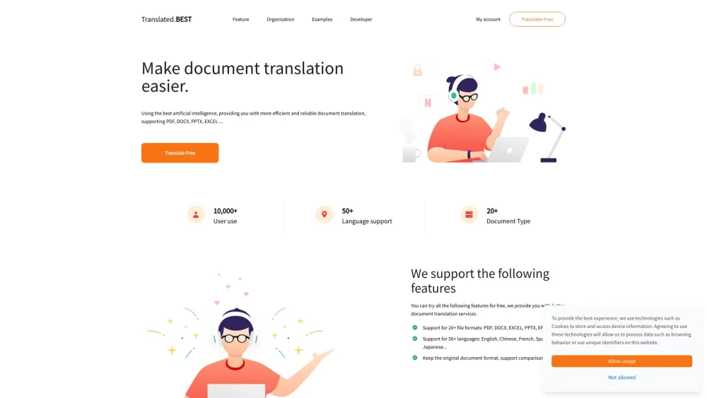 Translated.BEST: AI-Powered Document Translation & Format Retention