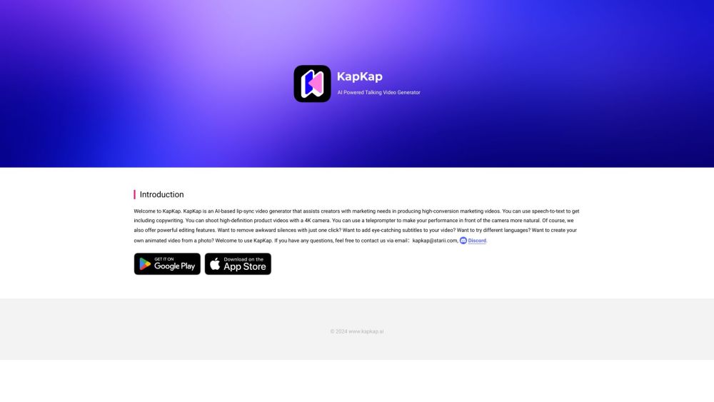 KapKap: AI Video Tool for High-Conversion Marketing Content