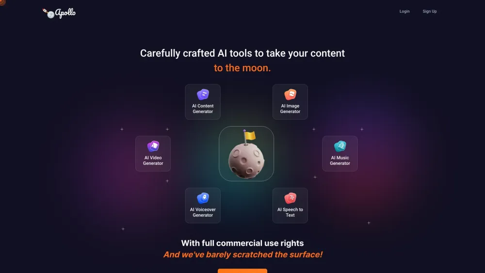 ApolloAI: Generative AI Platform with Superpowered Tools for Creators