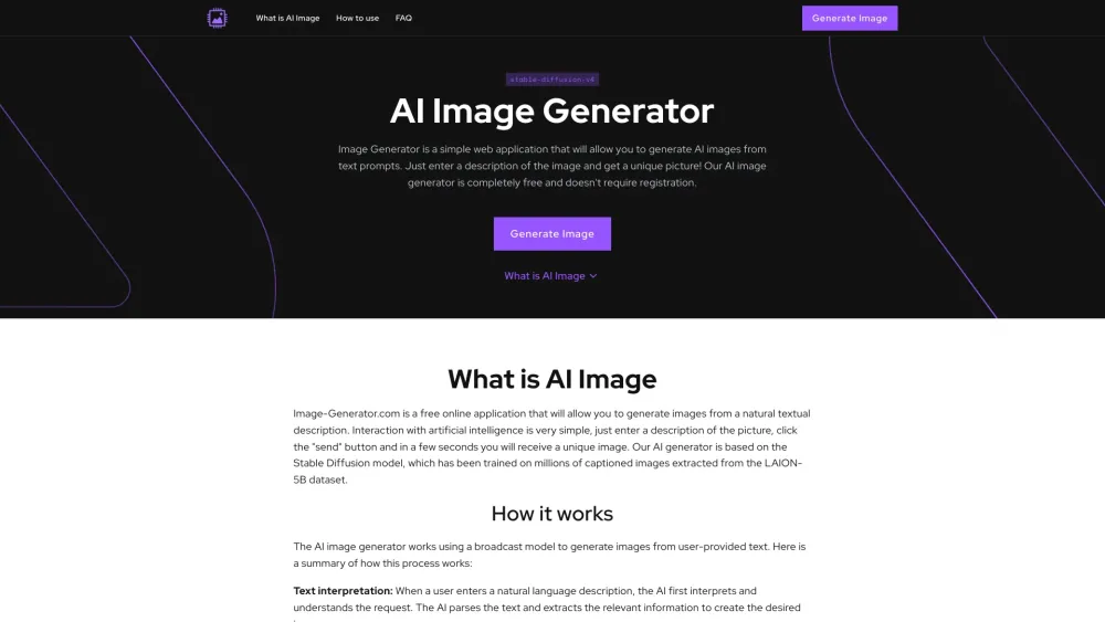 AI Image Generator: Free, Fast Online AI Image Creation from Text Prompts