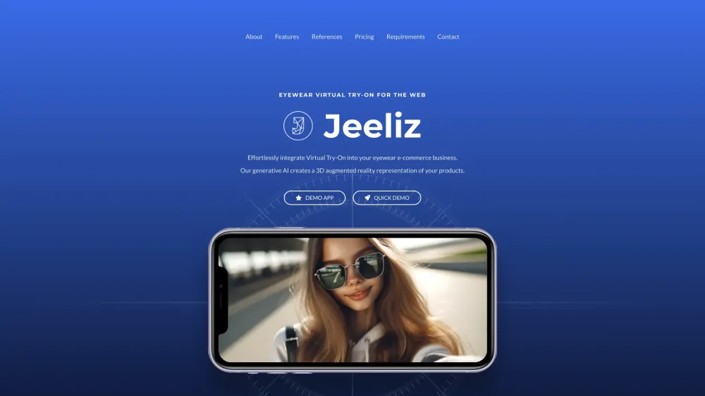 Jeeliz Eyewear Virtual Try-On: AI-Powered 3D Glasses Fitting