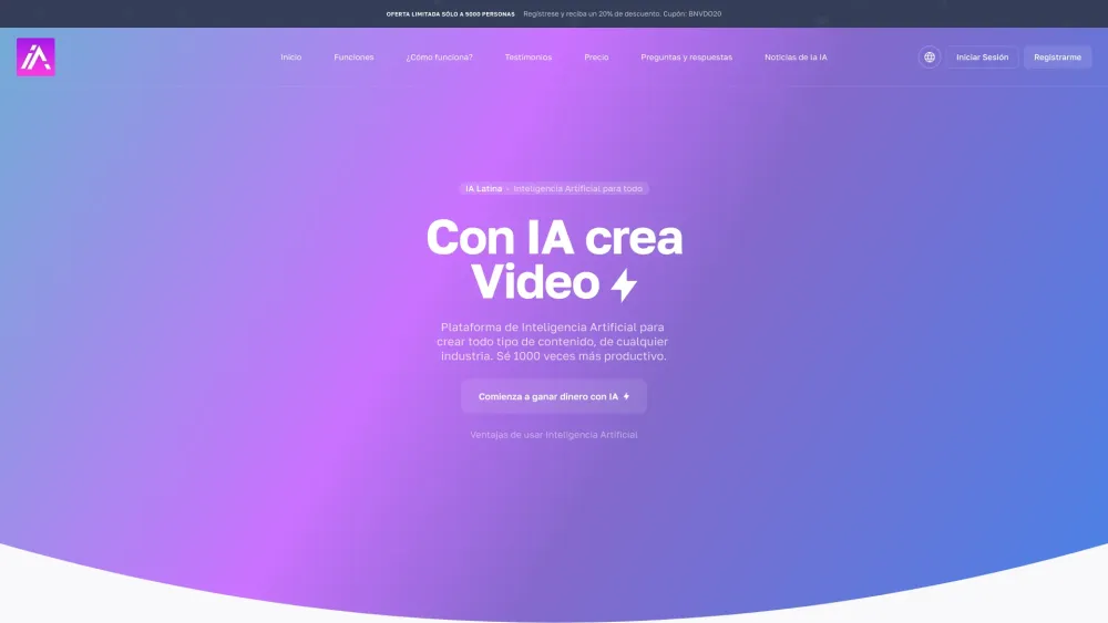 IA Latina: Create Diverse Content Using AI : All-in-One Content Creation