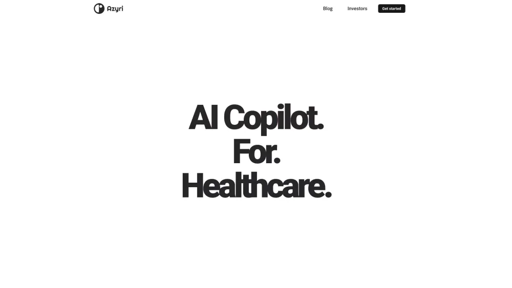 AI Co-pilot for Healthcare: AI Medical Assistance for Better Patient Care