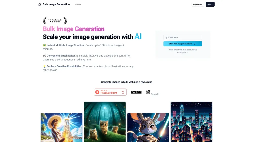 Bulk Image Generation with AI: Speed, Quantity, 50% Less Time