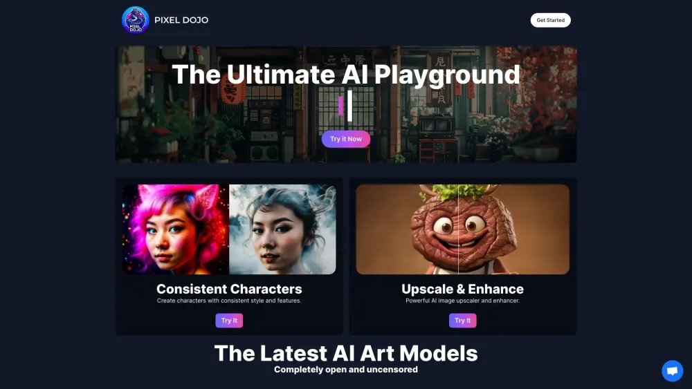 PIXEL DOJO: AI Art Playground - Create Unique, Amazing Artworks