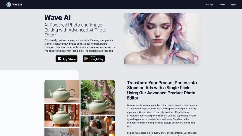 Wave AI: AI-Based Image Editing for Effortless Visual Creation