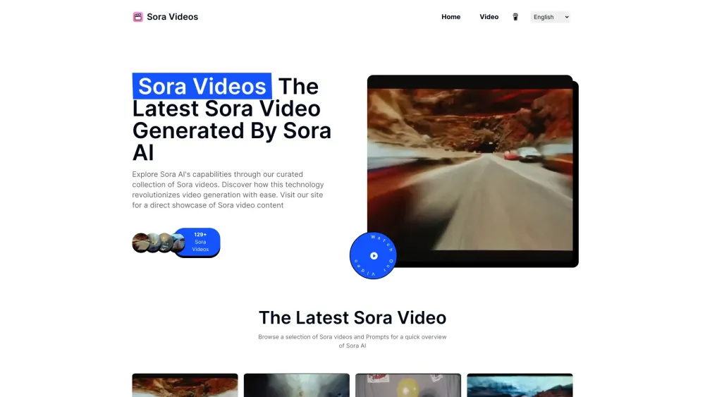 Sora Videos: AI-Generated Content with 129+ Showcases from Sora AI