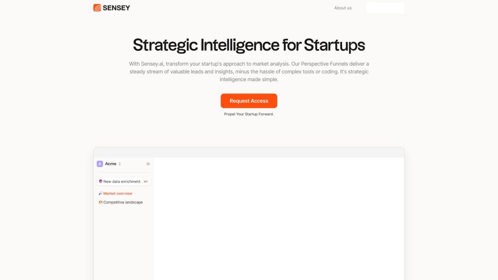 Sensey.ai: Strategic Intelligence for Startups' Product-Market Fit