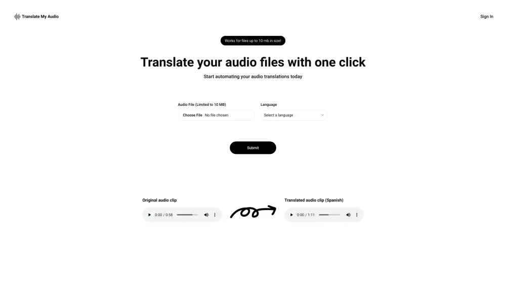 Translate My Audio: Free Online Translation & Dubbing