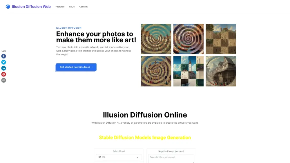 Illusion Diffusion: AI Photo Art Tool with Stable Diffusion, ControlNet