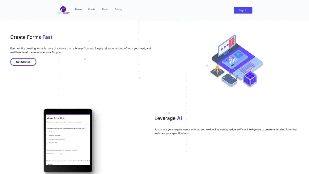 Form Assist: AI Tool to Streamline Google Forms Creation Efficiently