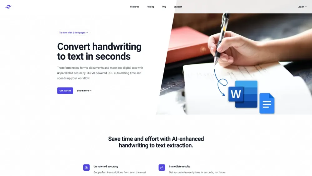 Handwriting OCR : AI Converts Handwritten Notes to Text