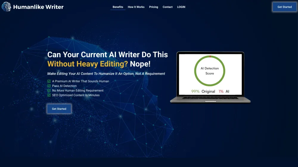 Humanlike Writer: Premium AI, Human-Sounding, Passes AI Detection