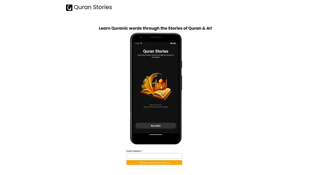 Quran Stories: Arabic Learning Journey with AI, Memorable Tales