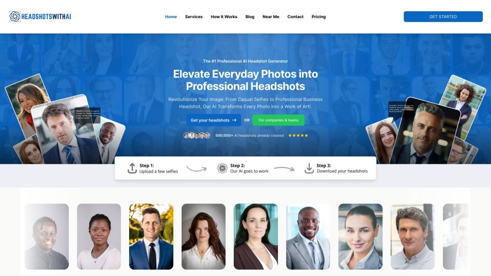 HeadshotsWithAI : AI-Powered Professional Business Headshot Generator