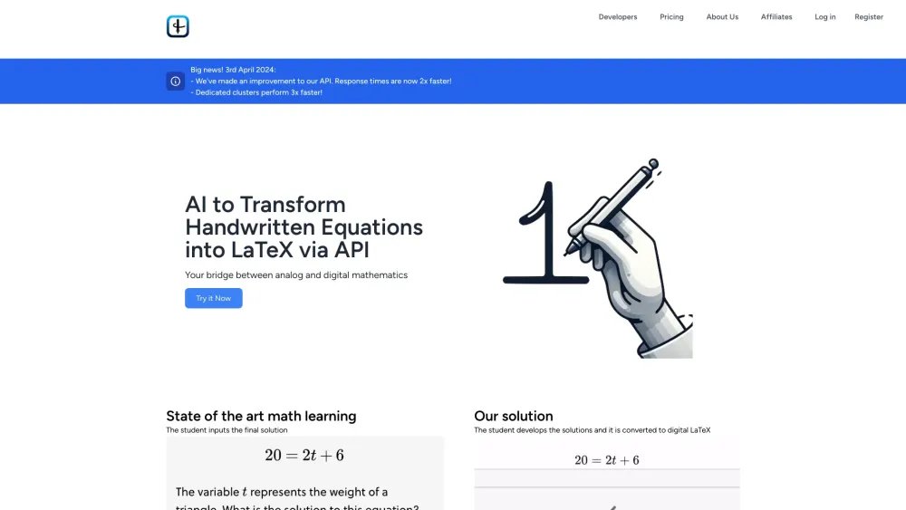 MathHandwriting: Convert Handwritten Equations to LaTeX