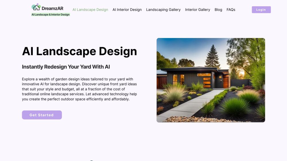 DreamzAR AI Landscape Design: Elevating Yard Beauty with AI Elegance