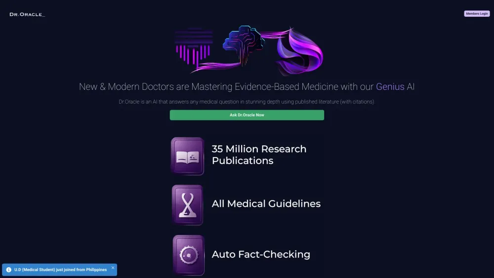 Dr.Oracle: AI Medical Assistant with Evidence-Backed Answers