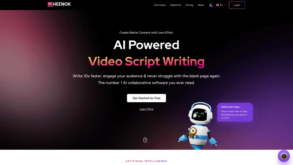 Heenok: AI for Copywriting, Image Creation & More