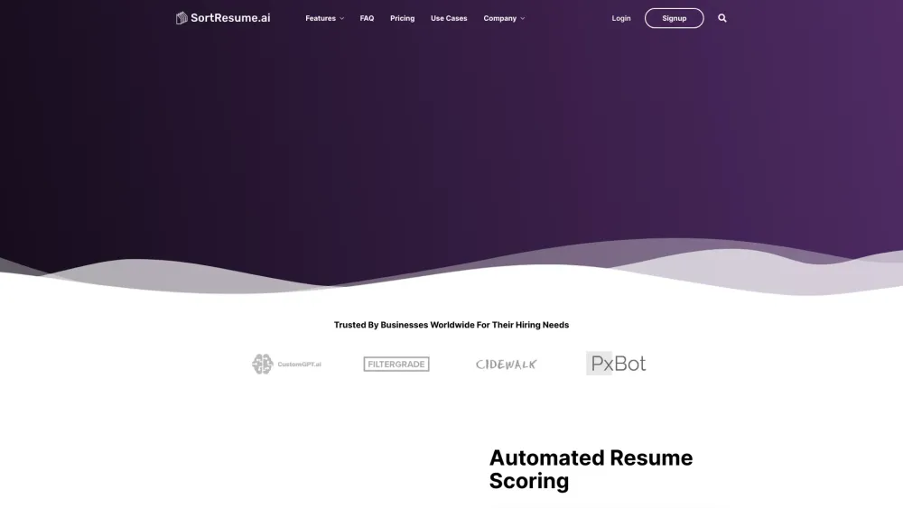 SortResume.ai: AI-Powered Hiring Tool for Efficient Candidate Screening