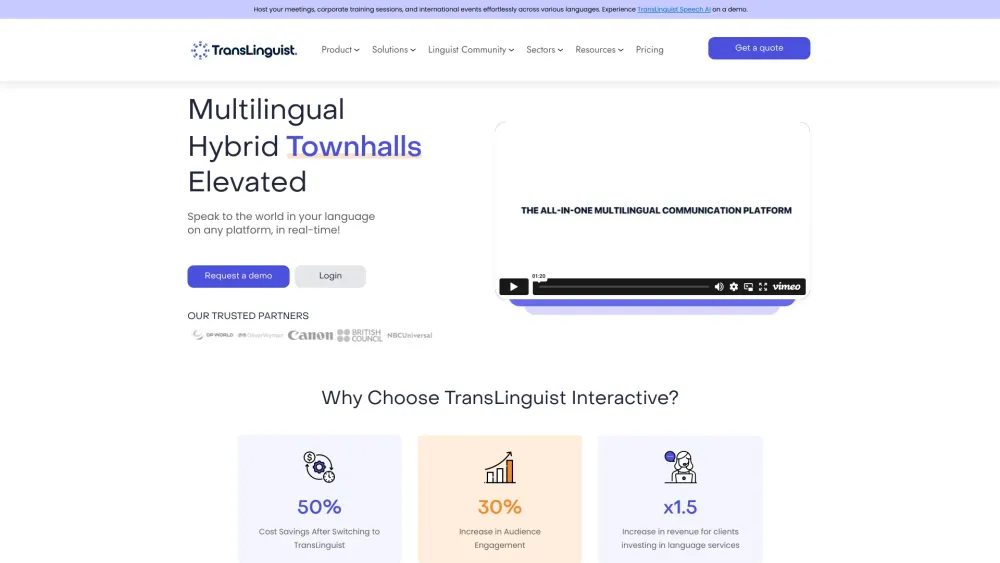 TransLinguist: AI, Real-time Translation in 25+ Languages