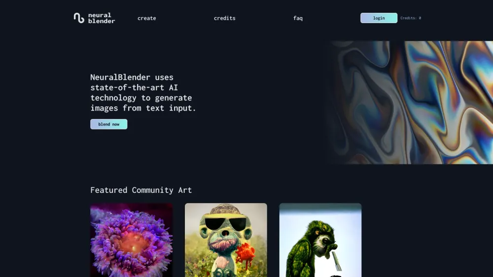 NeuralBlender.com: Generate AI Art with Advanced State-of-the-Art Tech