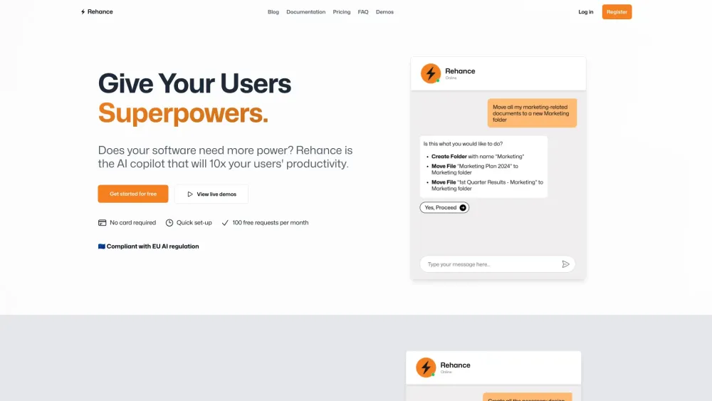 Rehance: AI Copilot for 10x Efficiency in SaaS Automation