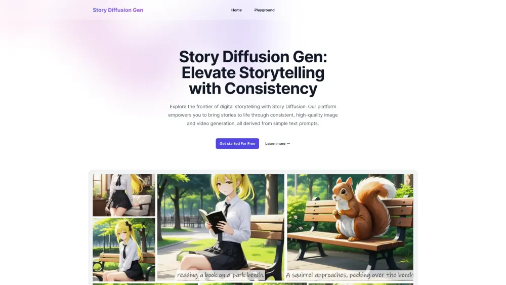 Story Diffusion Gen: Free Online Tool for Consistent Character Creation