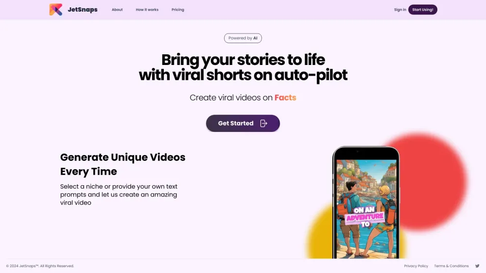 JetSnaps AI: Video Assistant Automates Reels, Shorts, TikTok