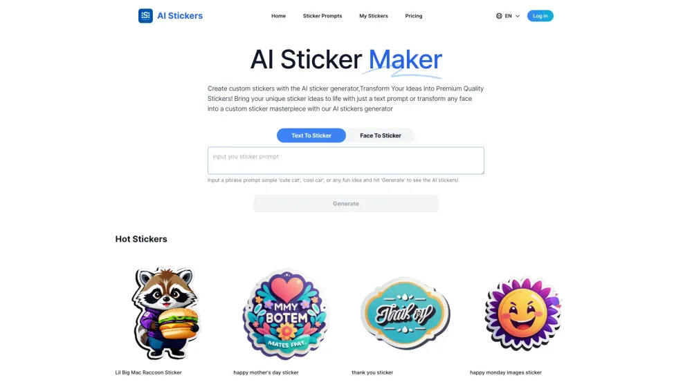 AI Stickers: Create Unique, Personalized Stickers from Text or Selfies