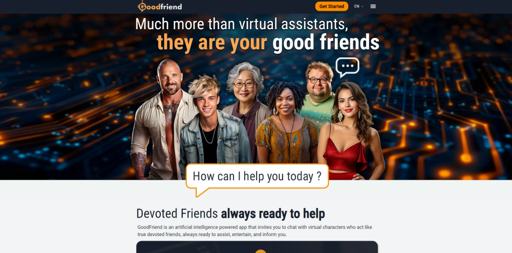 GoodFriend AI: Virtual Friends for Real-Time Info & Multimedia Assistance