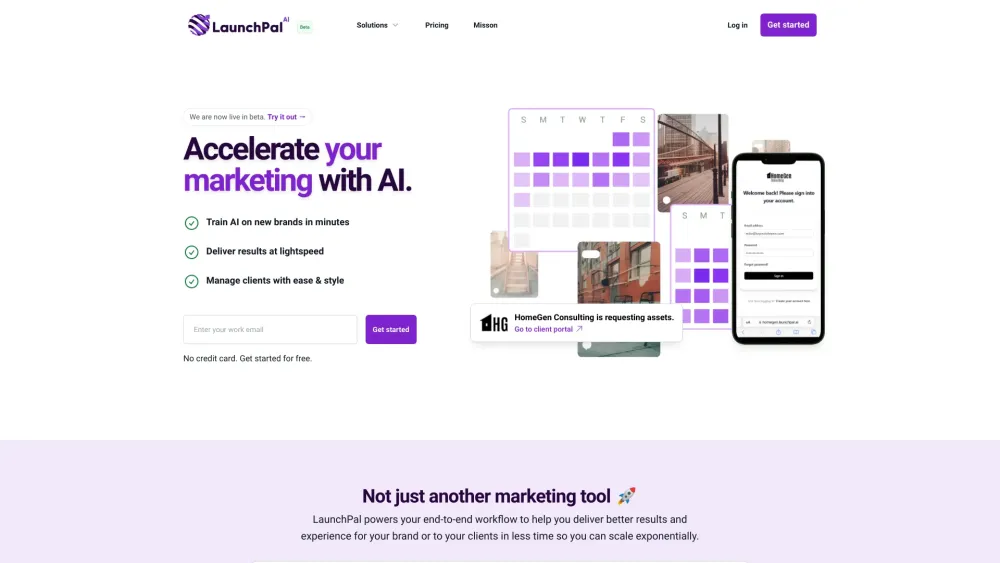 LaunchPal: AI Marketing Tool to Streamline Workflows & Maximize Results