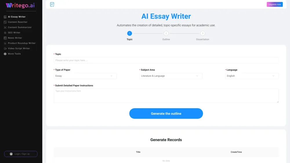 WriteGo.ai: AI Writing Aid for Superior Academic Results